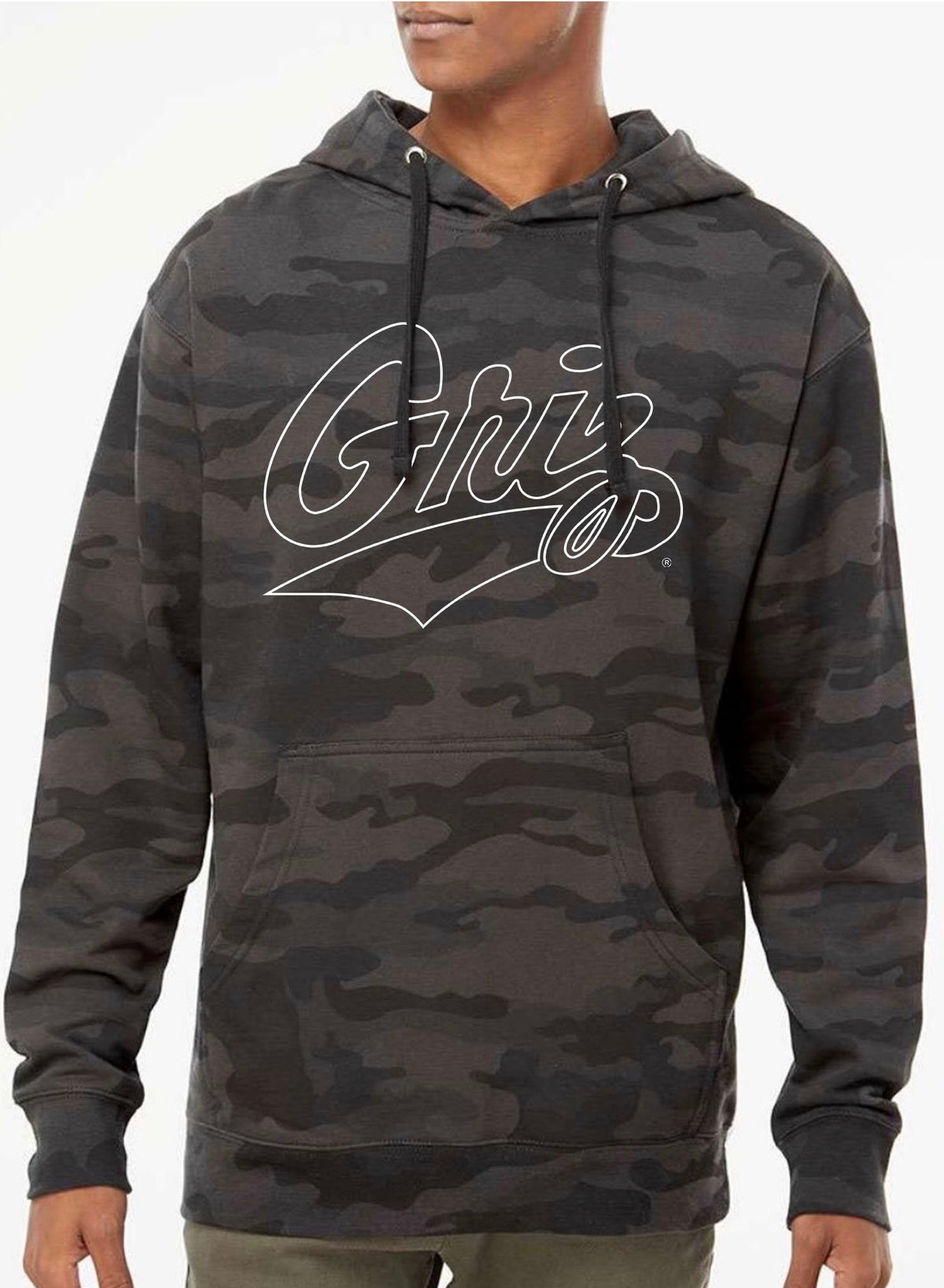 Adult Thinking About Griz Football Hooded sweatshirt