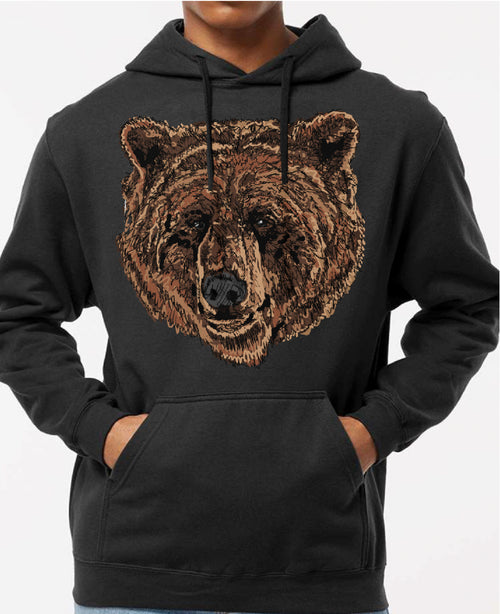 Scribble Bear Hooded Sweatshirt 